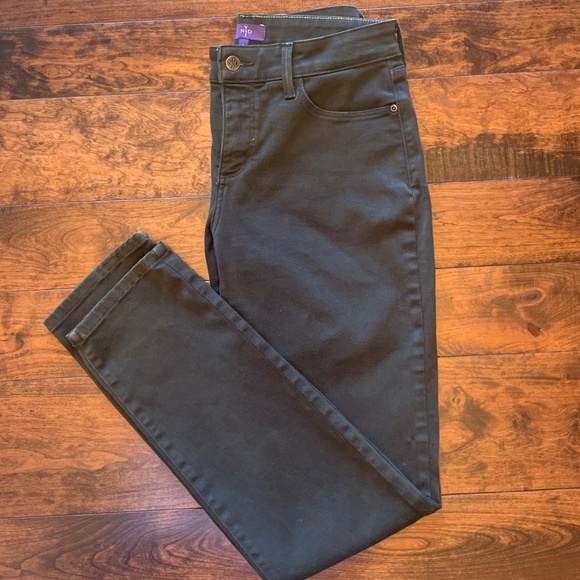 🔴💚 EUC NYDJ Alina Skinny Ankle Pants in "Loden" green - Size 4 - Picture 7 of 14